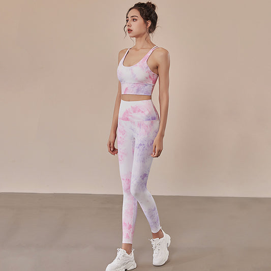 Tie-dye Yoga Set